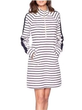 Lilly Pulitzer Womens Skipper White Navy Coastal Stripe Dress XS  NWT